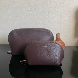 CUYANA Burgundy Travel Case Set